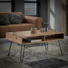 Industriële salontafel Odessa acacia hout