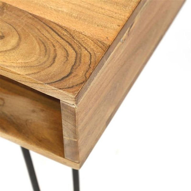 Industriële salontafel Odessa acacia hout 4