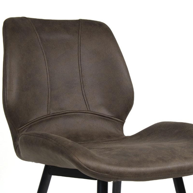 Industriële barkruk Jayden bruin