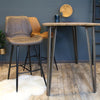 Industriële barkruk Jayden bruin 71 cm