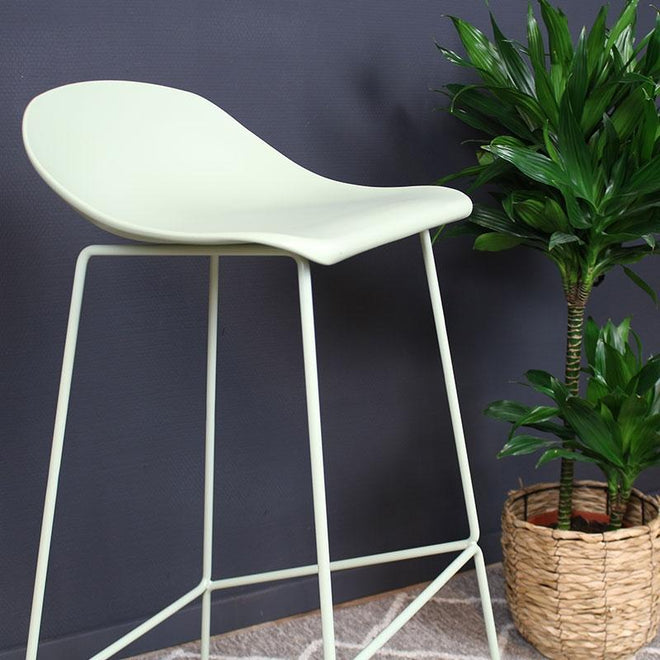 Scandinavische barkruk Simplistic groen