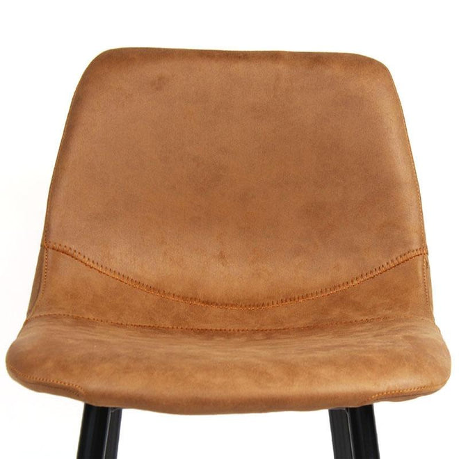 Industriële barkruk Susan cognac