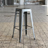 Tolix Retro Café barkruk metaal 75 cm