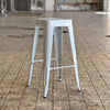 Tolix Retro Café barkruk wit 75 cm