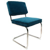 Rib stoel blauw
