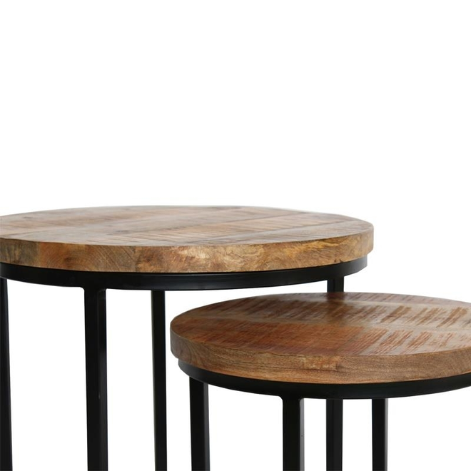 Industriële salontafel set Grace