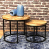 Industriële salontafel set Grace