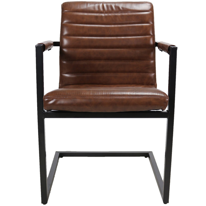 Tribal eetkamerstoel Vintage bruin