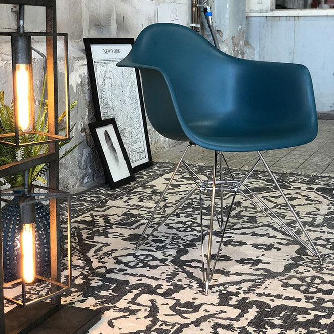 Eames DAR chair ocean blue