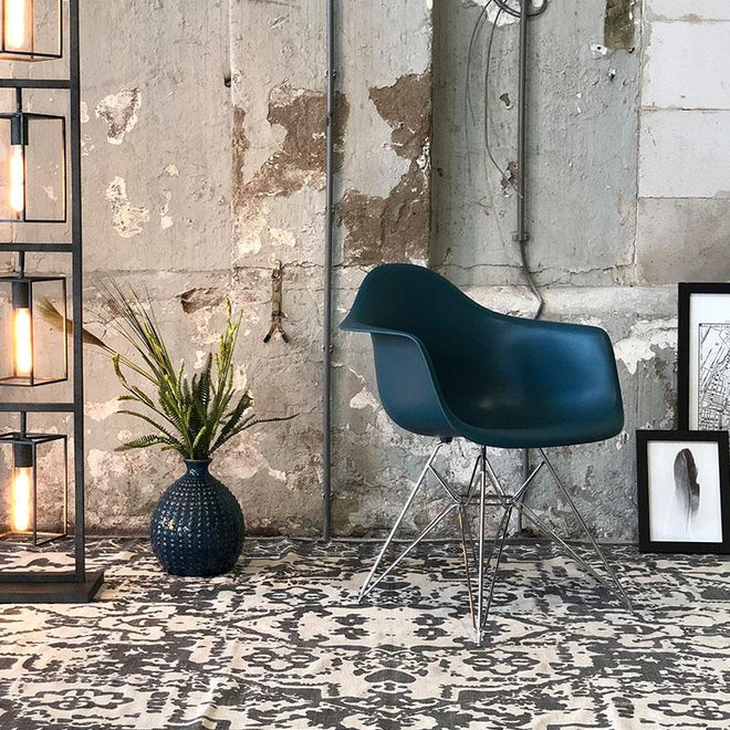 Eames DAR chair ocean blue