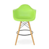 Eames DAW barkruk groen