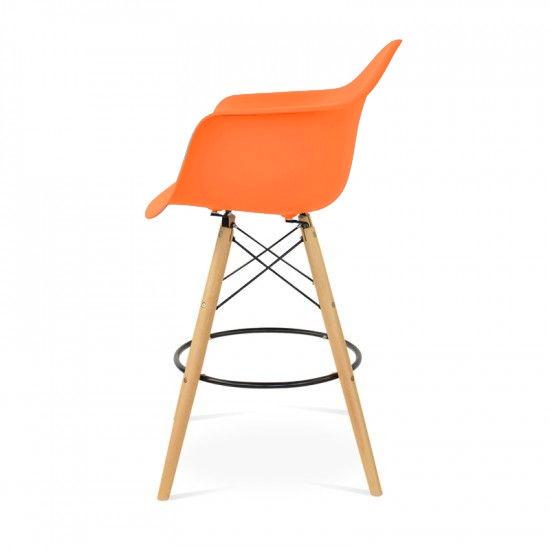 Eames DAW barkruk oranje
