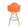 Eames DAW barkruk oranje