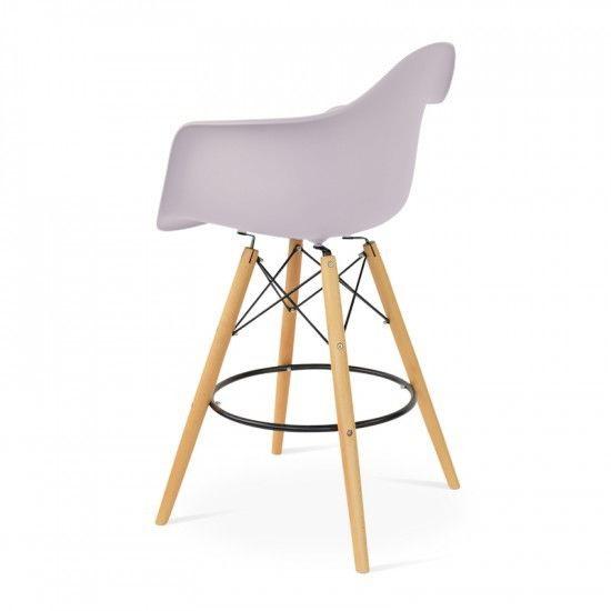 Eames DAW barkruk telegrijs