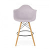 Eames DAW barkruk telegrijs