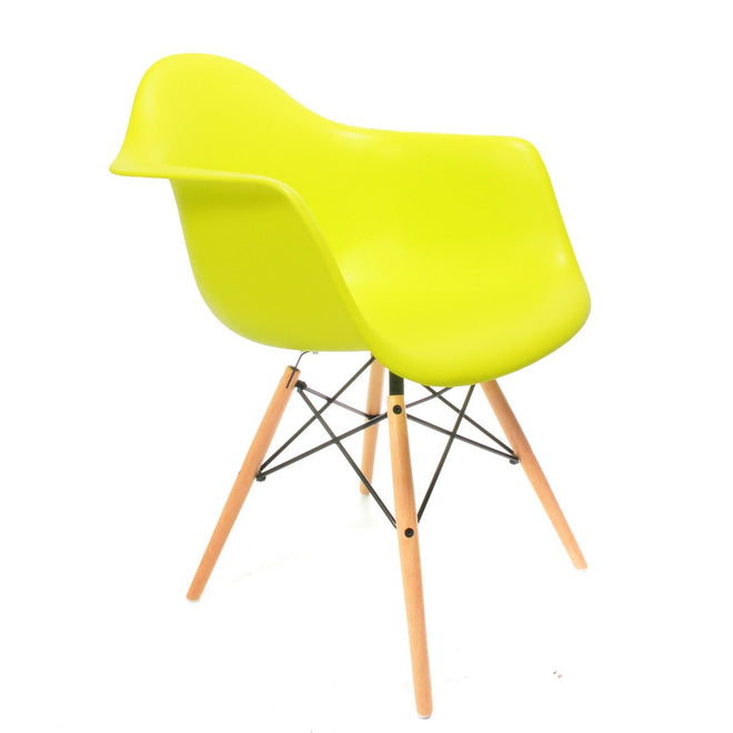 Eames DAW chair geel