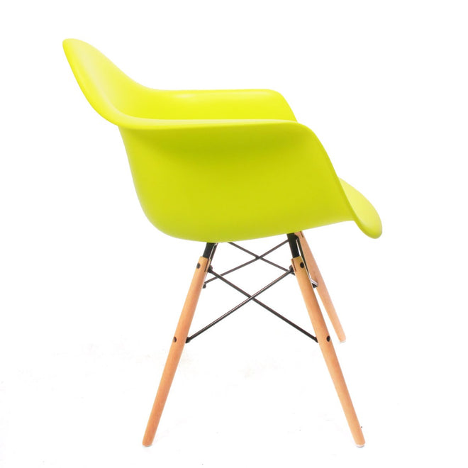 Eames DAW chair geel