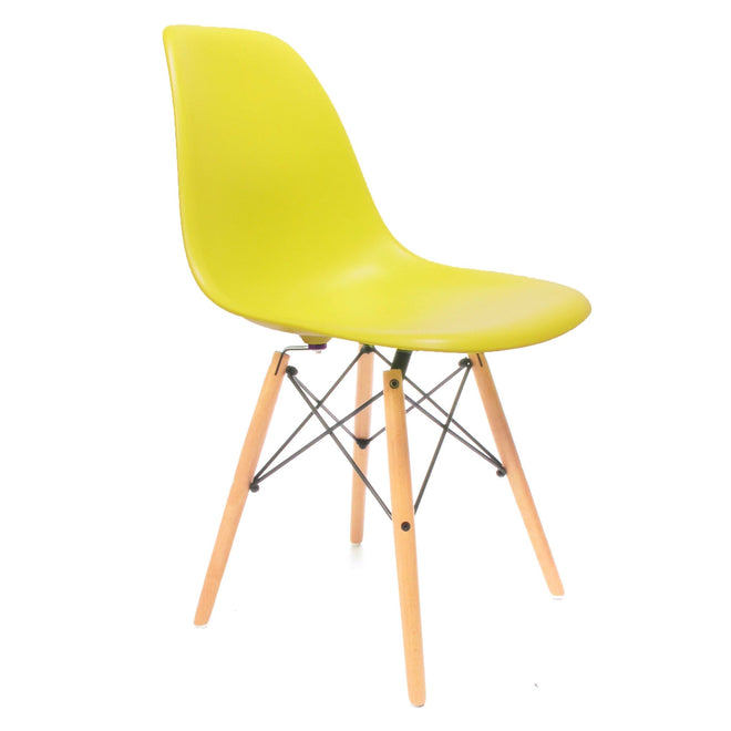 Eames DSW chair geel