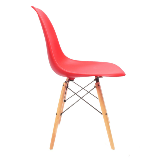 Eames DSW chair rood - Charles & Ray Eames