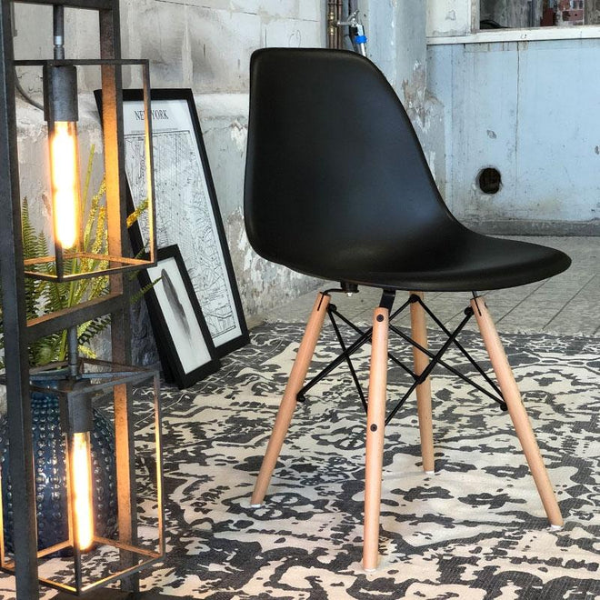 Eames DSW chair zwart - Charles & Ray Eames