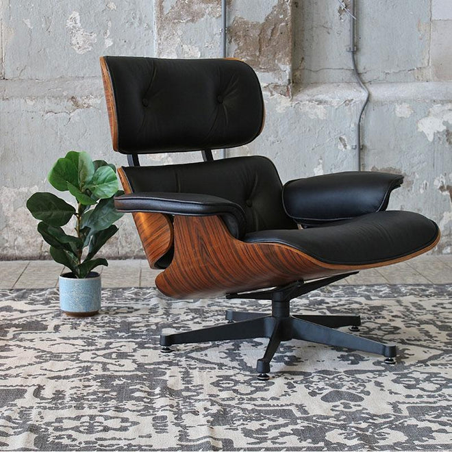 Eames Lounge chair zwart - Charles & Ray Eames
