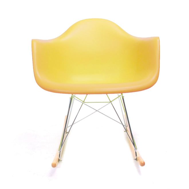  Eames RAR schommelstoel geel - Charles en Ray Eames