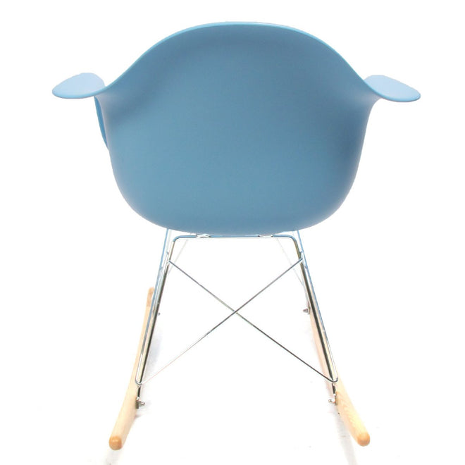 Eames RAR schommelstoel blauw - Charles & Ray Eames