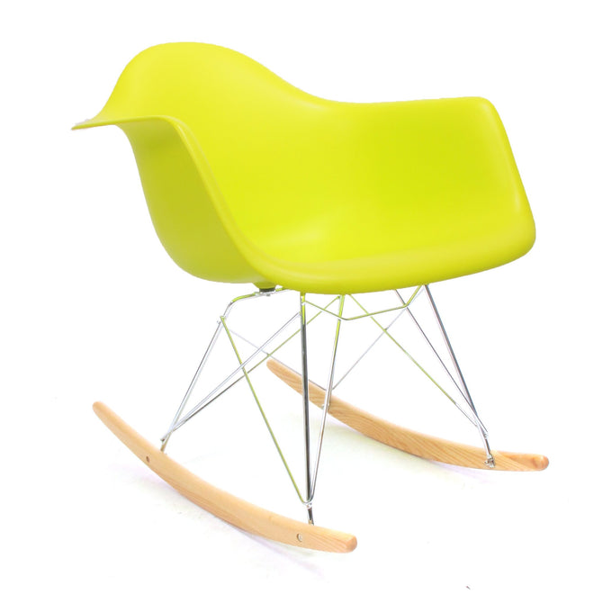 Eames RAR schommelstoel yellow - Eames RAR rocking chair - Charles & Ray Eames
