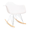 Eames RAR schommelstoel wit