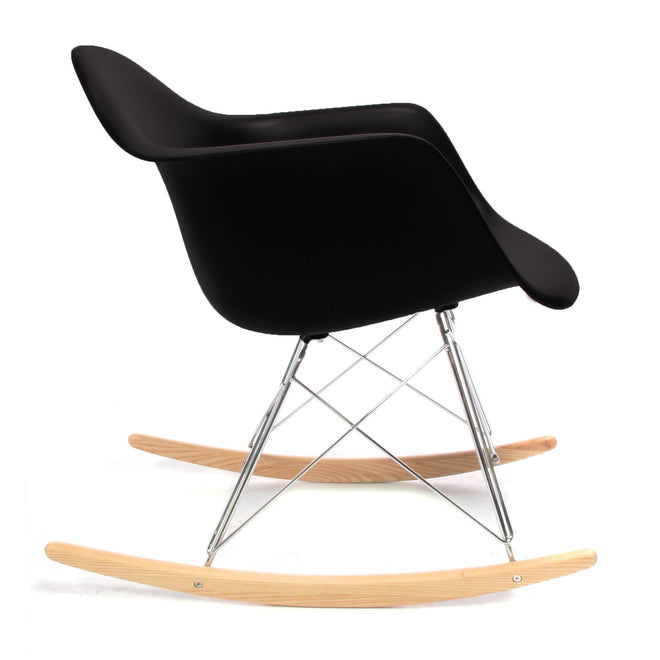 Eames RAR schommelstoel zwart - RAR Rocking chair