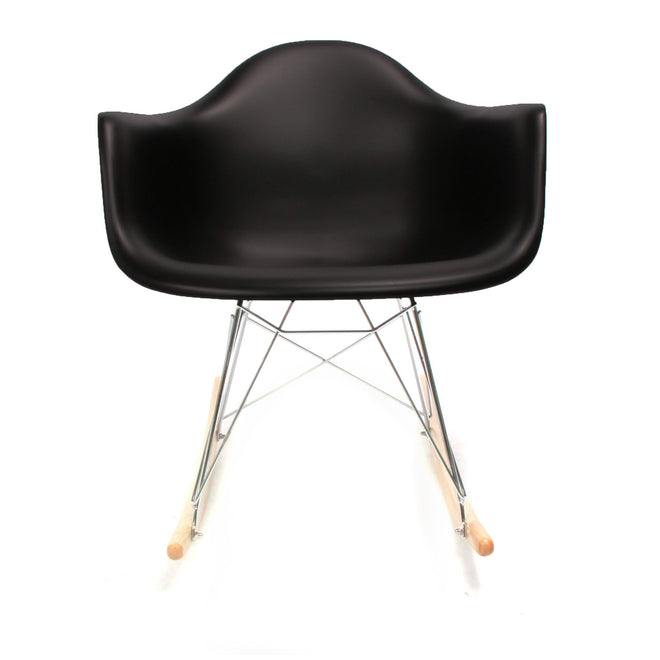 Eames RAR schommelstoel zwart - RAR Rocking chair
