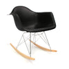Eames RAR schommelstoel zwart