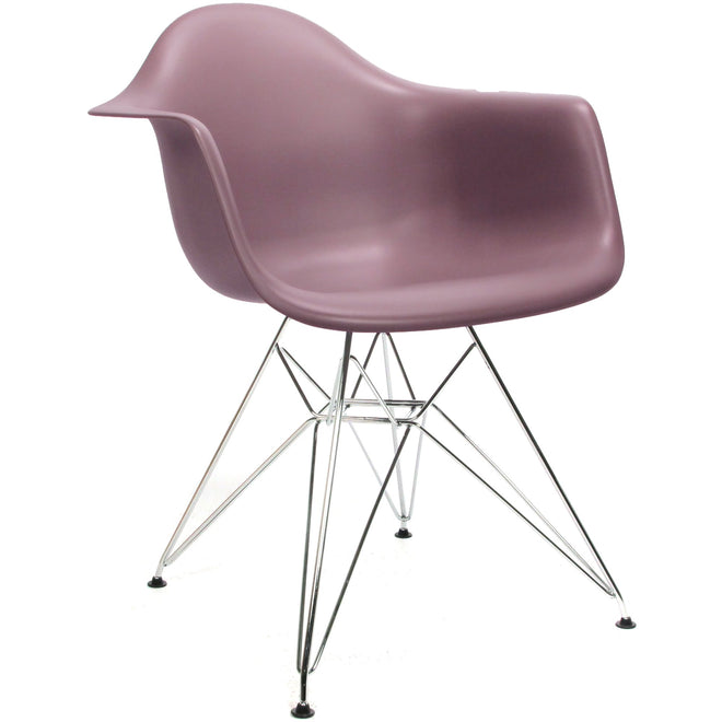 Eames DAR chair mauve grijs