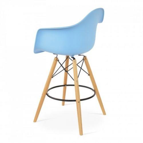 Eames DAW barkruk blauw