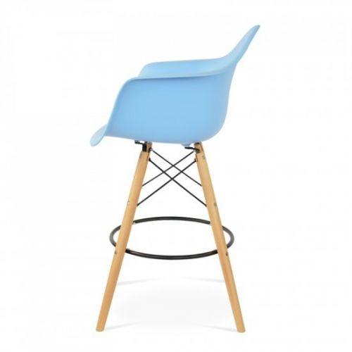 Eames DAW barkruk blauw
