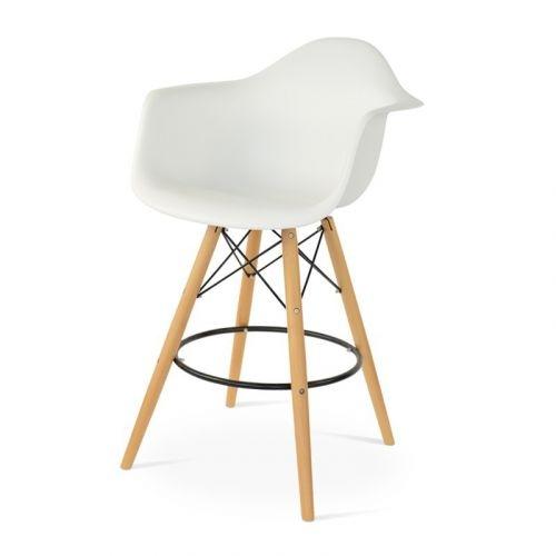 Eames DAW barkruk wit