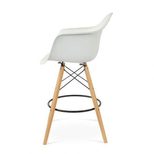 Eames DAW barkruk wit