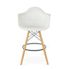 Eames DAW barkruk wit