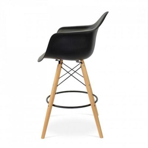 Eames DAW barkruk zwart