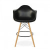 Eames DAW barkruk zwart