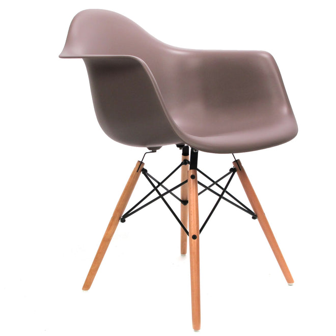 Eames DAW chair mauve grijs