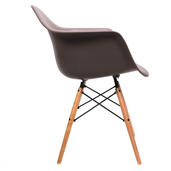 Eames DAW chair mauve grijs