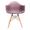 Eames DAW chair mauve grijs