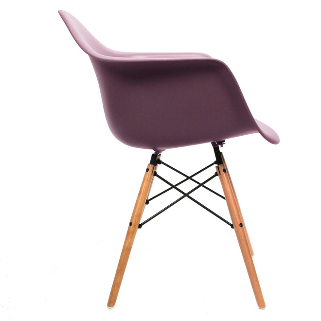 Eames DAW chair mauve grijs