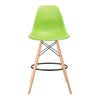 Eames DSW barkruk groen 70 cm