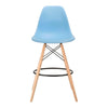 Eames DSW barkruk licht blauw 70 cm