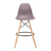 Eames DSW barkruk mauve 70 cm