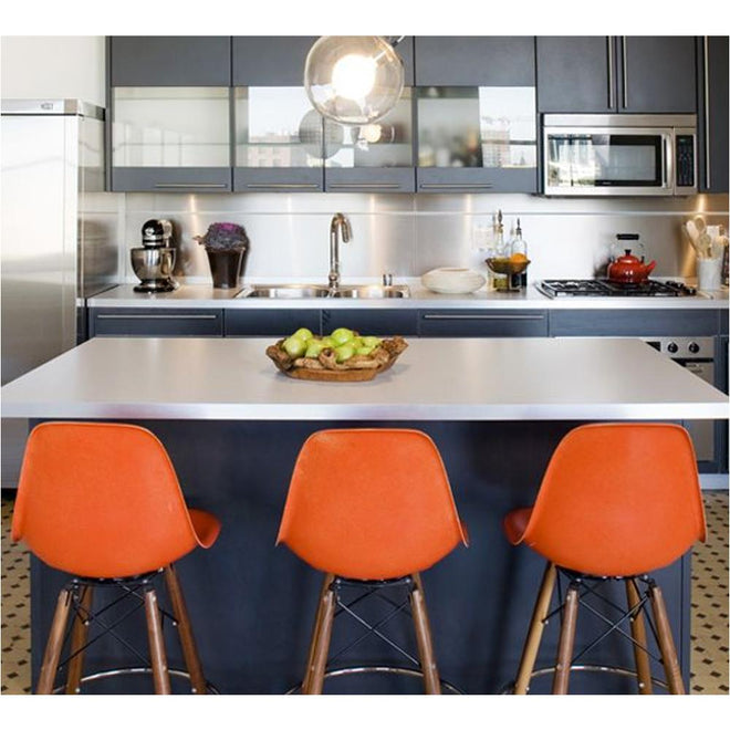 Eames DSW barkruk oranje - Ray & Charles Eames chairs