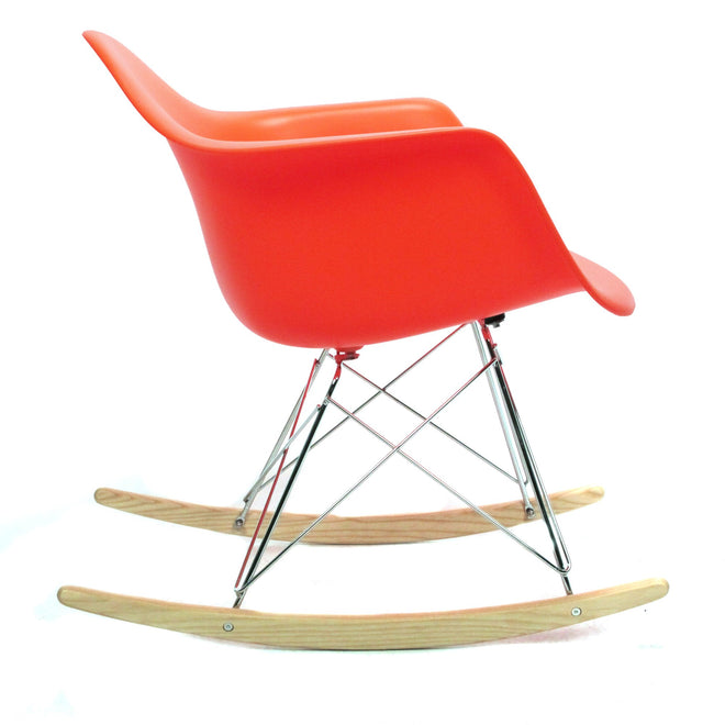 Eames RAR schommelstoel oranje - Charles & Ray Eames 