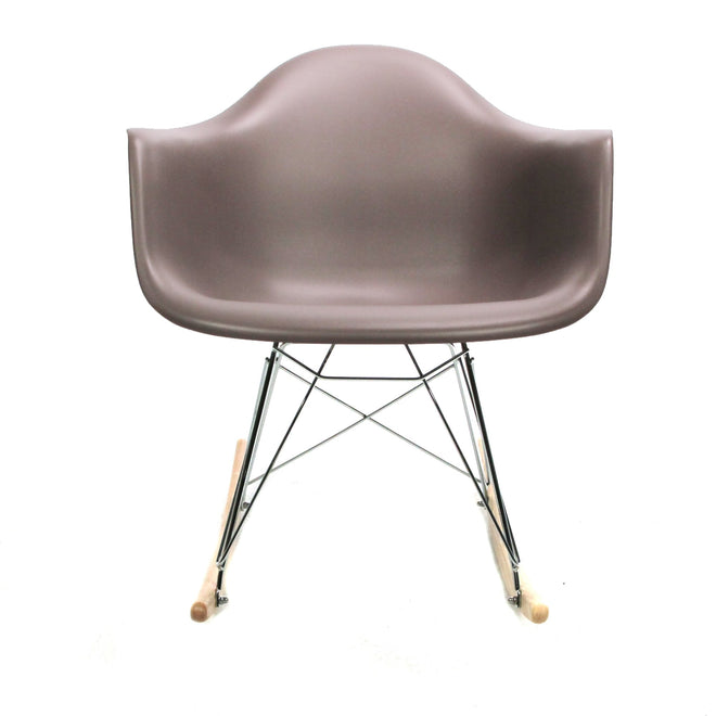 Eames RAR schommelstoel mauve grijs - Charles en Ray Eames
